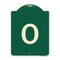 Signmission Designer Series Sign W/ Letter O, Green & Tan Heavy-Gauge Aluminum Sign, 24" x 18", G-1824-22936 A-DES-G-1824-22936 - alternate 1